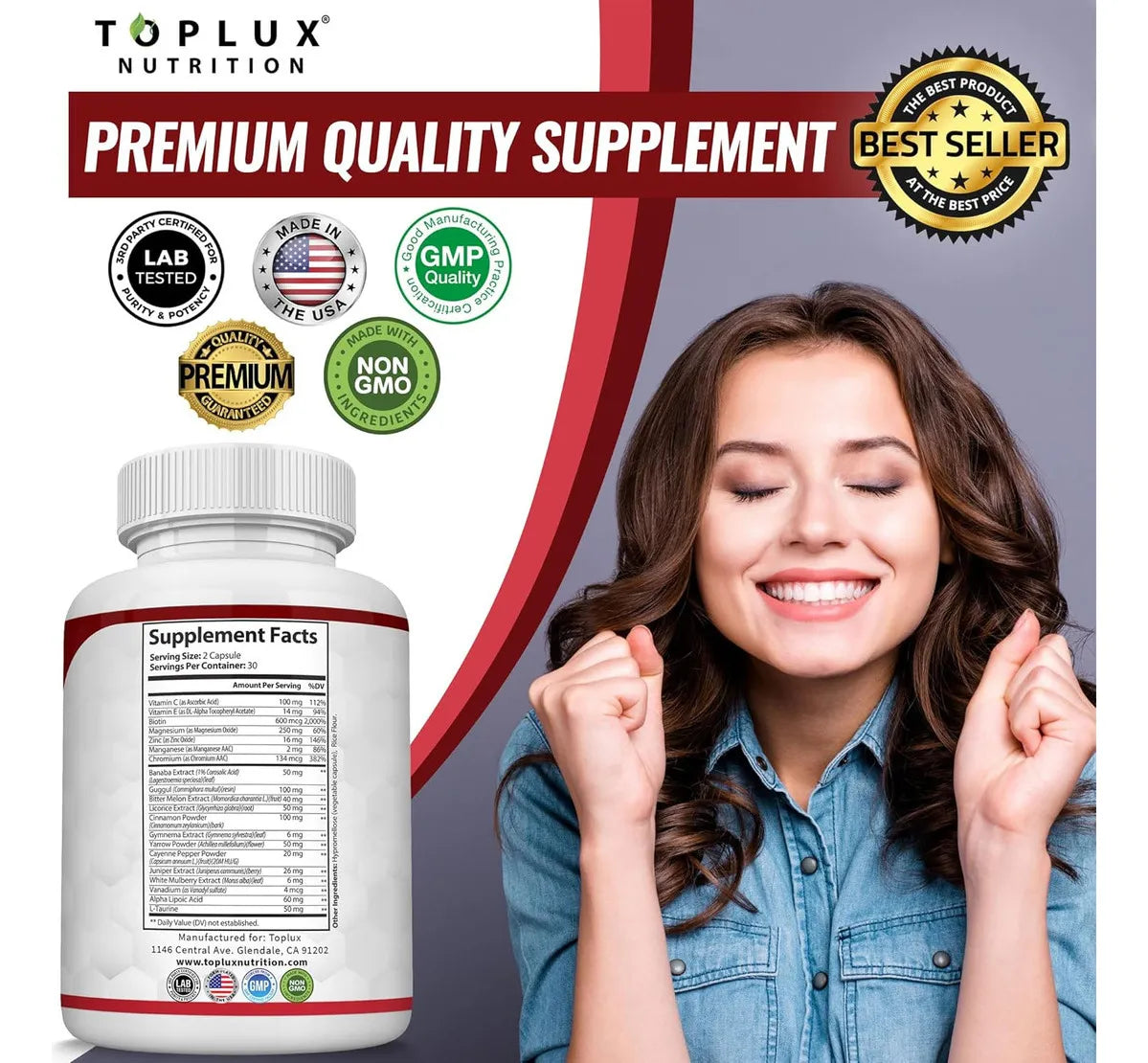 🩸 Control Natural del Azúcar en Sangre – Blood Sugar Complex