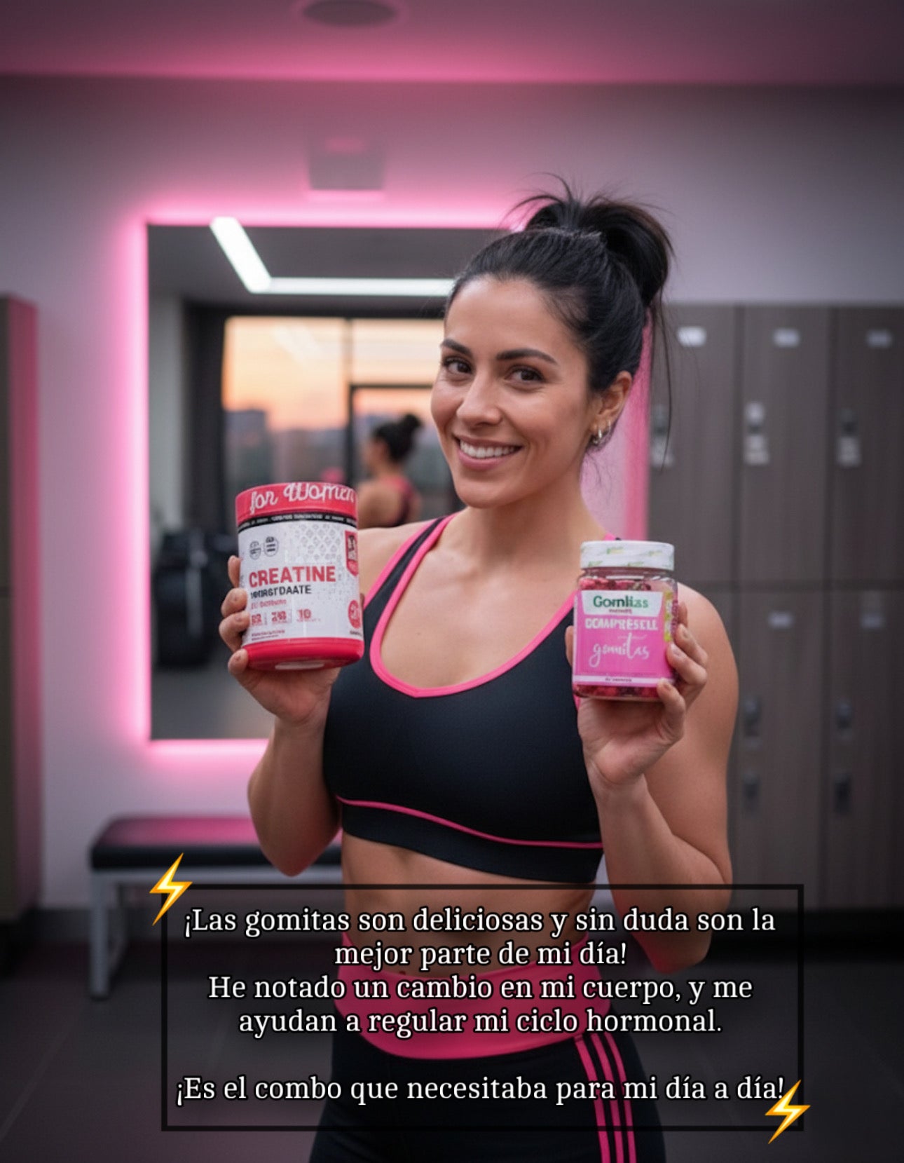 ✨ Combo Cuerpo de Diosa 💪🌸 | Creatina For Women + Gomitas Siemprebell ✨