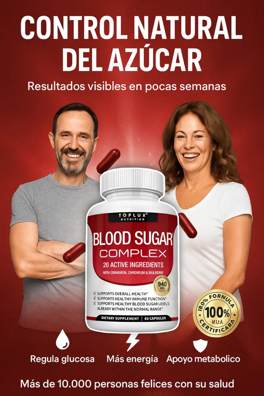 🩸 Control Natural del Azúcar en Sangre – Blood Sugar Complex
