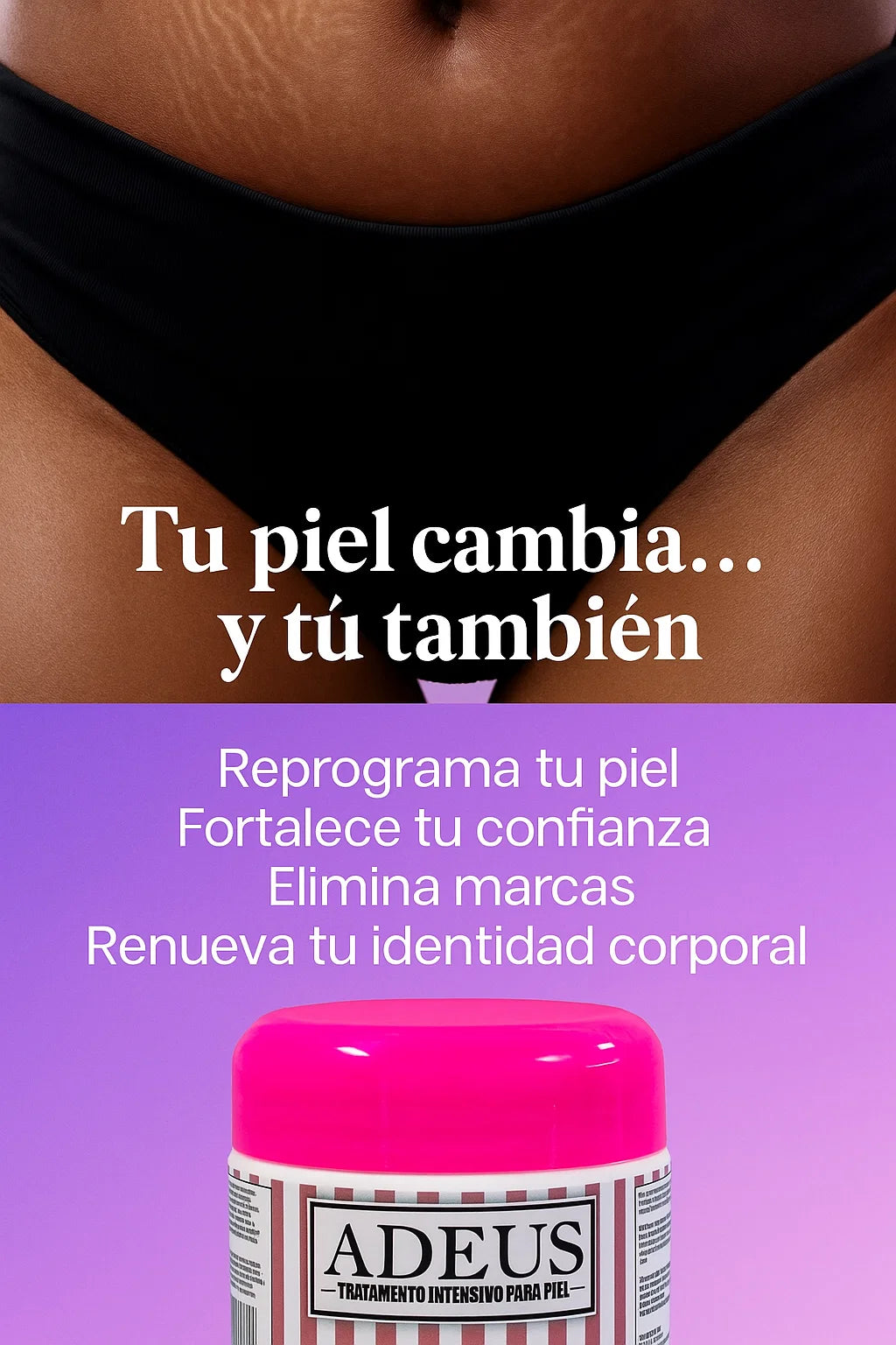 🌸✨ Dile ADEUS a las marcas... y ¡Hola a tu piel dos vezes mais linda! 🇧🇷💖 🔥 El tratamiento brasileño que está revolucionando cuerpos y corazones. 🌿🍑
