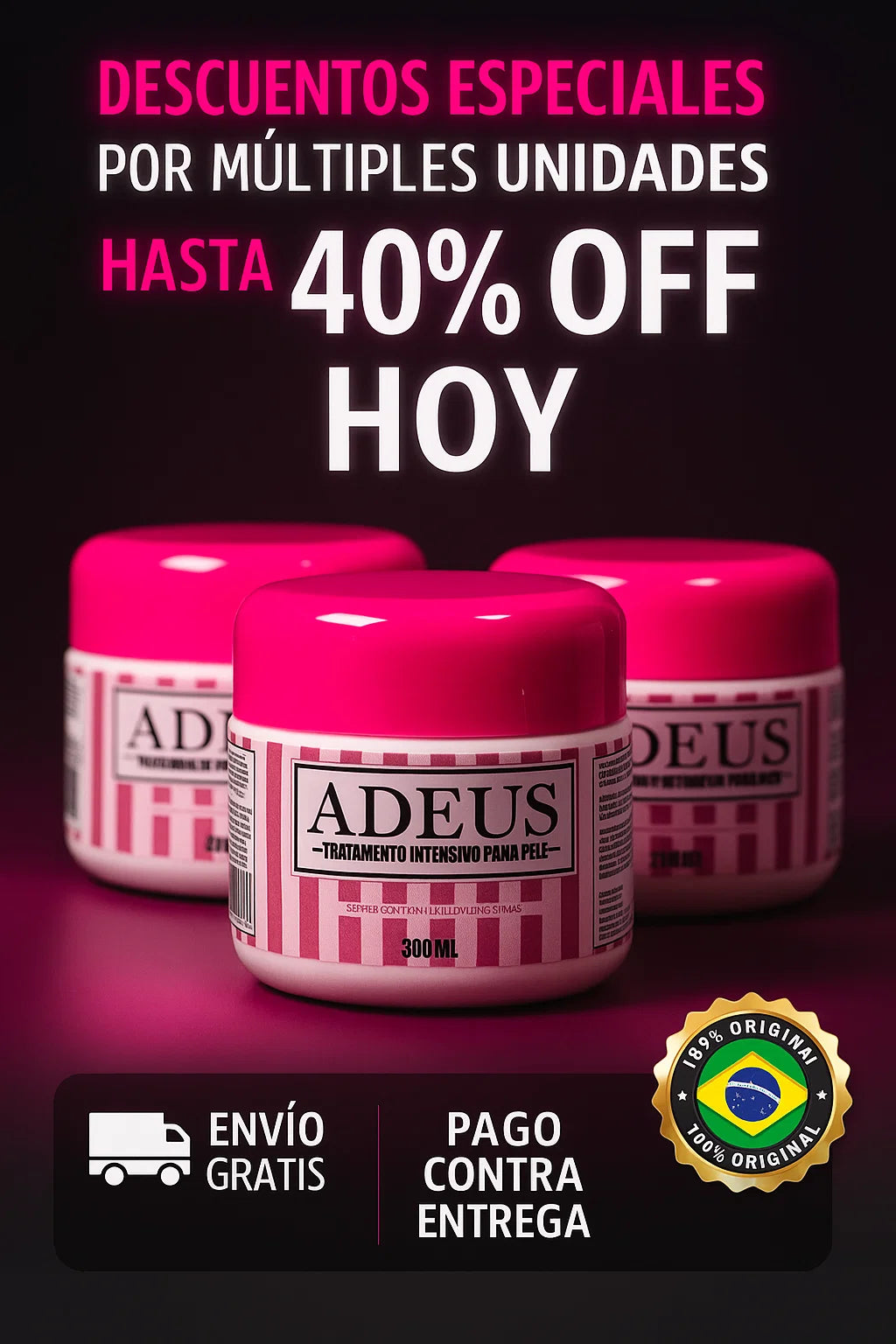 🌸✨ Dile ADEUS a las marcas... y ¡Hola a tu piel dos vezes mais linda! 🇧🇷💖 🔥 El tratamiento brasileño que está revolucionando cuerpos y corazones. 🌿🍑